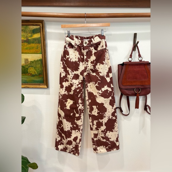 BDG Denim - BDG Urban Outfitters Cow Print Jeans Size 24 Western Indie